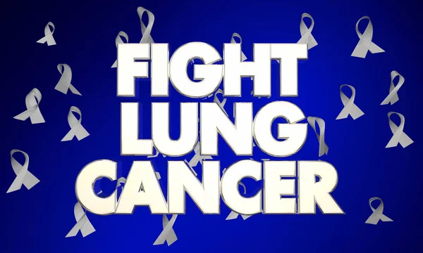 Fight Lung Cancer Disease — Stock Photo, Image