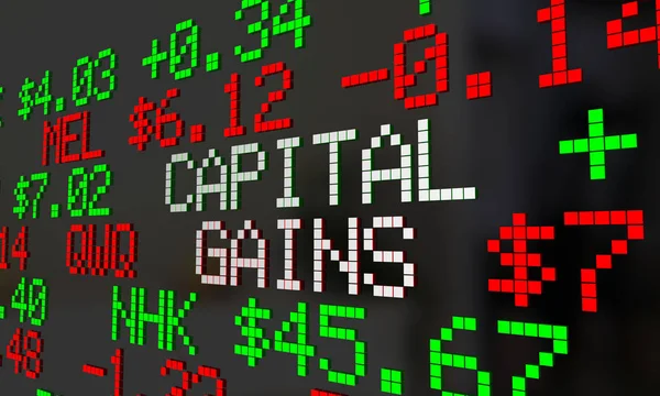 Gains en capital Bourse — Photo