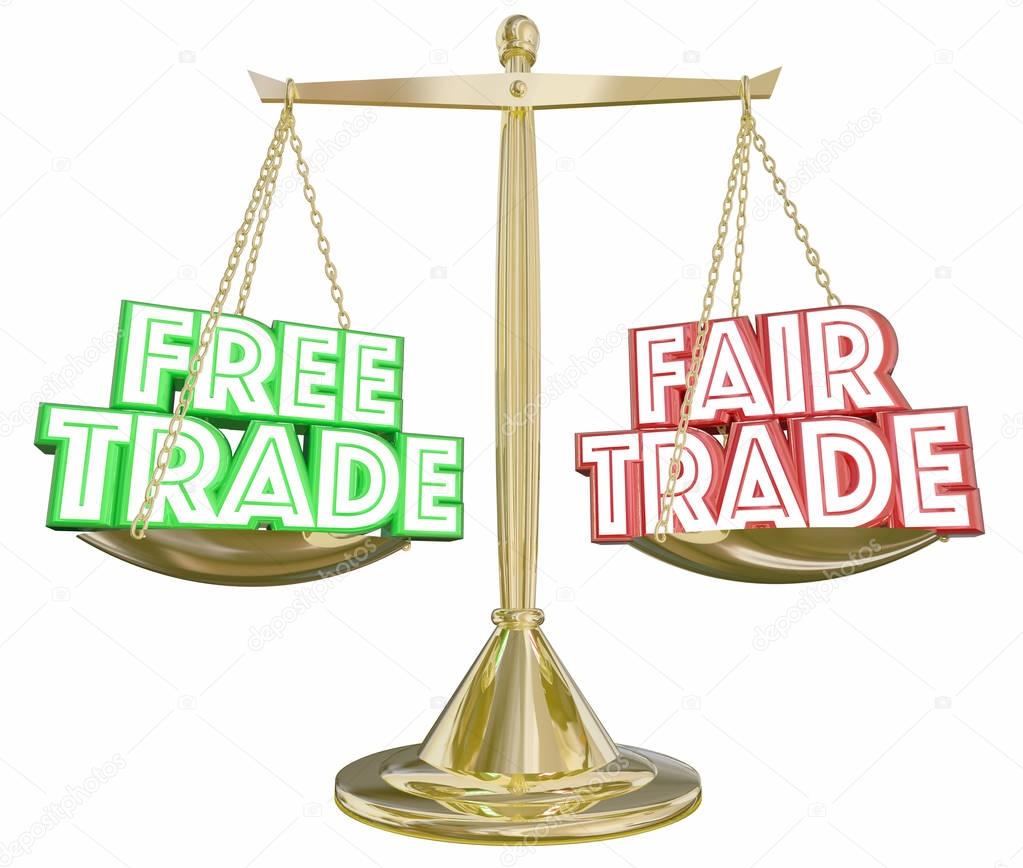 Free Vs Fair Trade Scale Import Export Weighing