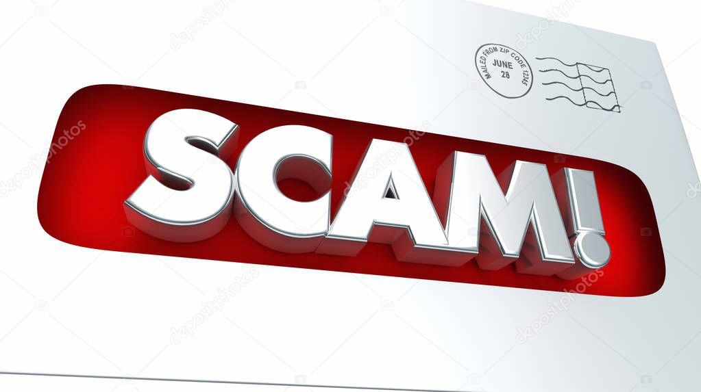 Scam Mail Fraud Envelope Illegal Scheme 