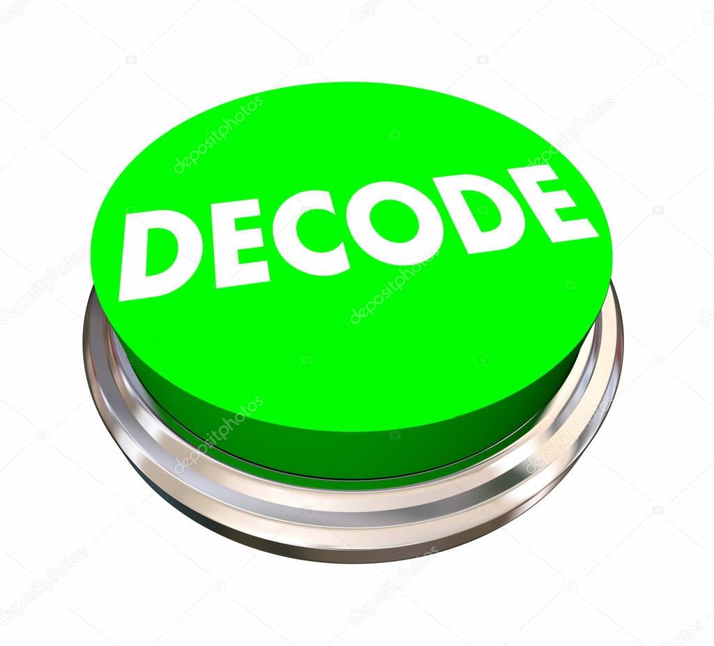 Decode Button Decipher Answer 