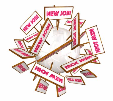 New Jobs Career Promotion  clipart