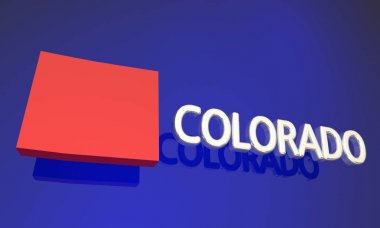 Colorado eyalet haritası 