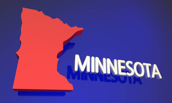 Minnesota  State Map 