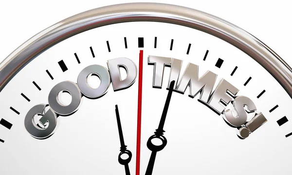 Good Times Orologio Illustrazione — Foto Stock