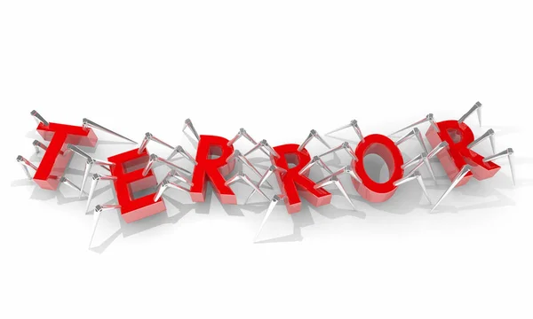 Terror  Word Illustration — Stock Photo, Image