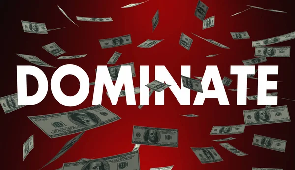 Dominate Money sign — Stock Photo, Image
