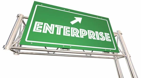 Enterprise Freeway teken — Stockfoto