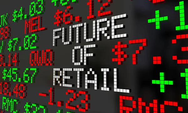 Future of Retail Stock Market — Stock Photo, Image
