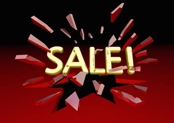 Sale explode sign — Stock Photo, Image
