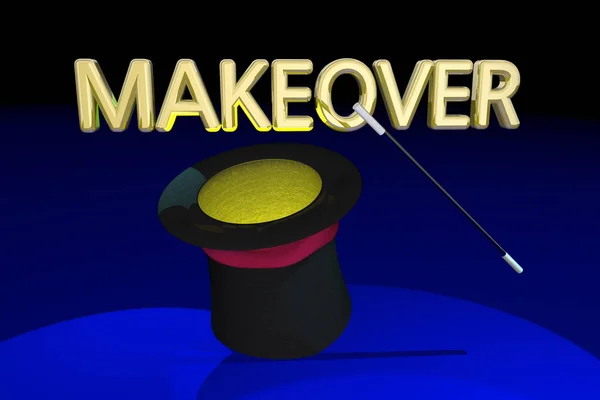 Makeover Magic Hat — Stock Photo, Image