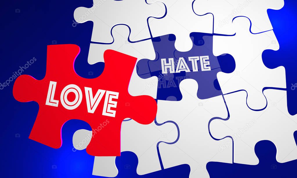 Love Beats Hate Puzzle