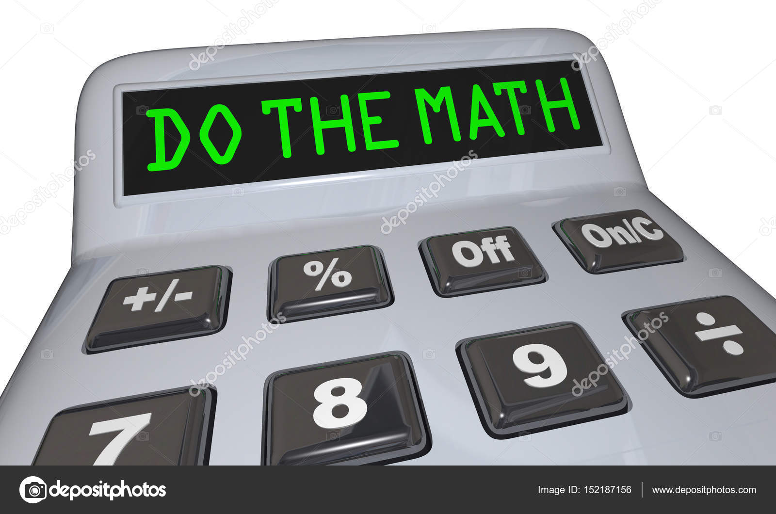 Do The Math Calculator Stock Photo C Iqoncept 152187156