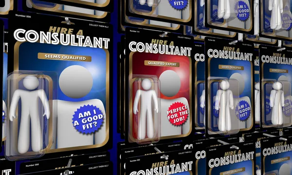 Consultant Action Figure Expert — Stock Photo, Image