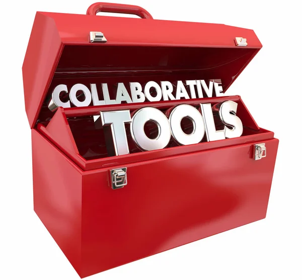 Collaborative Tools Toolbox — Stock Photo, Image