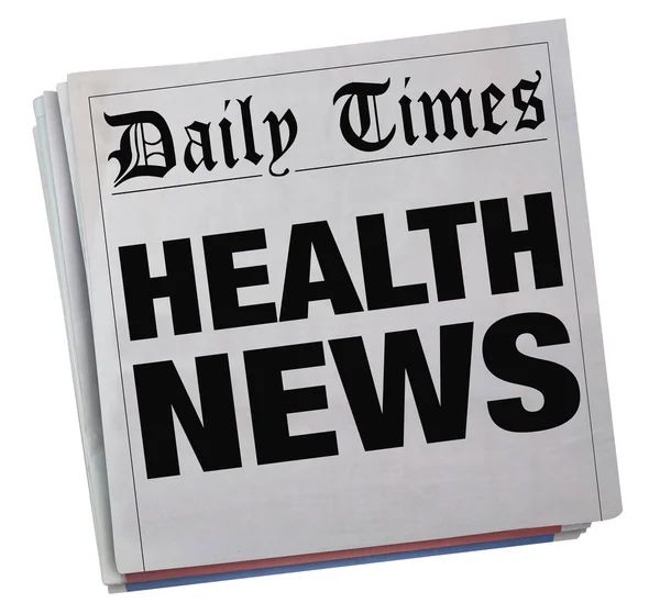 Notícias de Saúde Headline — Fotografia de Stock
