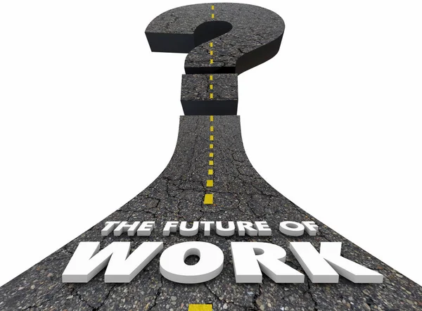 Framtidens arbete Road — Stockfoto