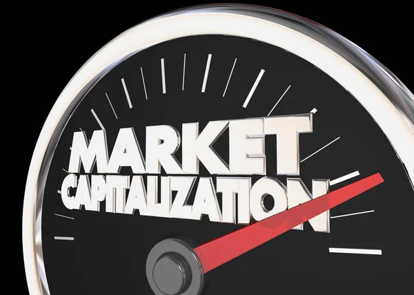 Market Capitalization words — Stock Photo, Image