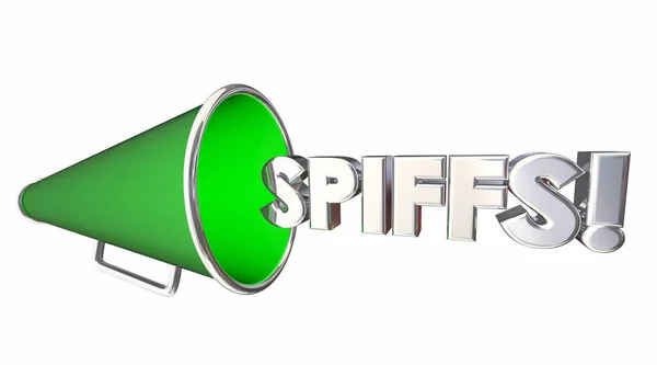 Spiffs megafon 3D-s illusztráció — Stock Fotó