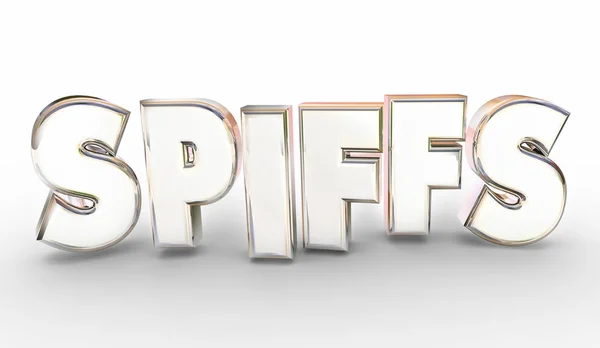 SPIFFs Word 3d Illustration — Stock Photo, Image