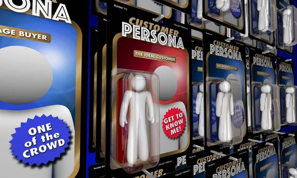 Personalità del cliente Persona — Foto Stock