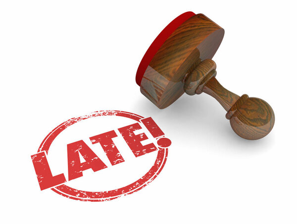 Красная печать со словом
 