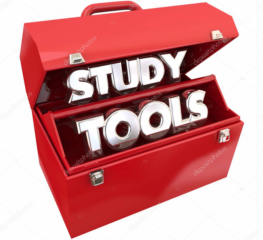 red Toolbox with text  