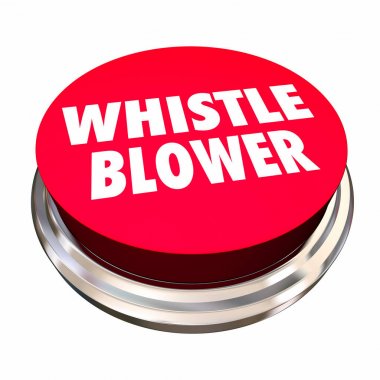 Whistle Blower kırmızı düğmeye