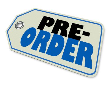 Pre-Order Shopping Tag  clipart