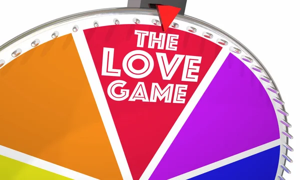 El juego del amor Spinning Wheel —  Fotos de Stock