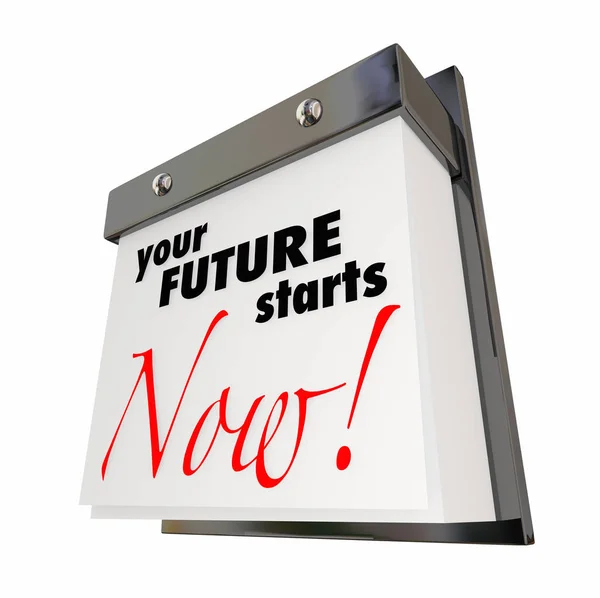 Your Future Starts — Stock Photo, Image