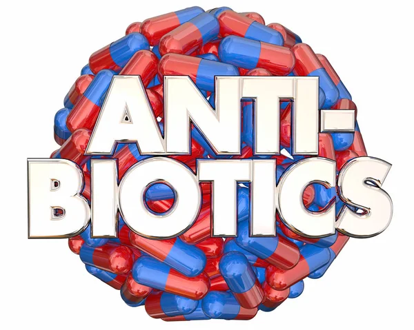 Antibiyotik ilaç hastalığı — Stok fotoğraf