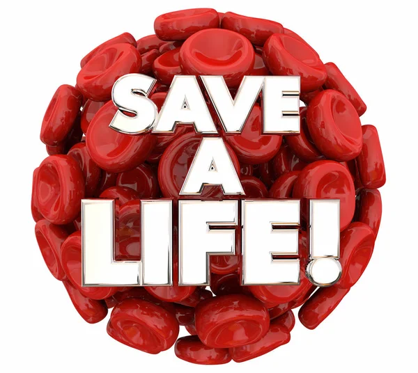 Save a Life Blood Donor — Stock Photo, Image