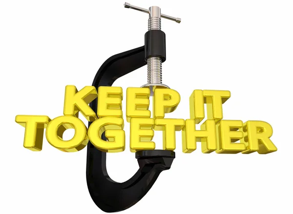 Keep It Together Words — Stock Photo, Image