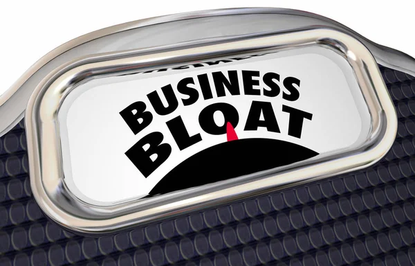 Scala di Bloat Business — Foto Stock