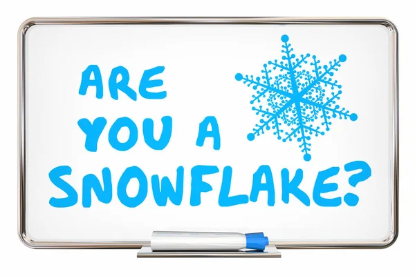 Are You a Snowflake — Stock Photo, Image