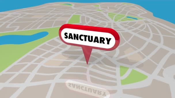 Carte de localisation du sanctuaire — Video