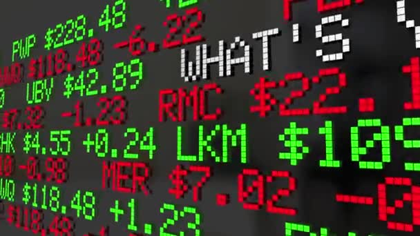 ¿Cuál es su valor neto del mercado de valores Ticker — Vídeo de stock