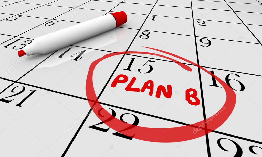 Plan B Calendar Day 