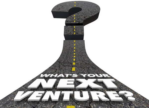 Whats Your Next Venture Road — Stock Photo, Image