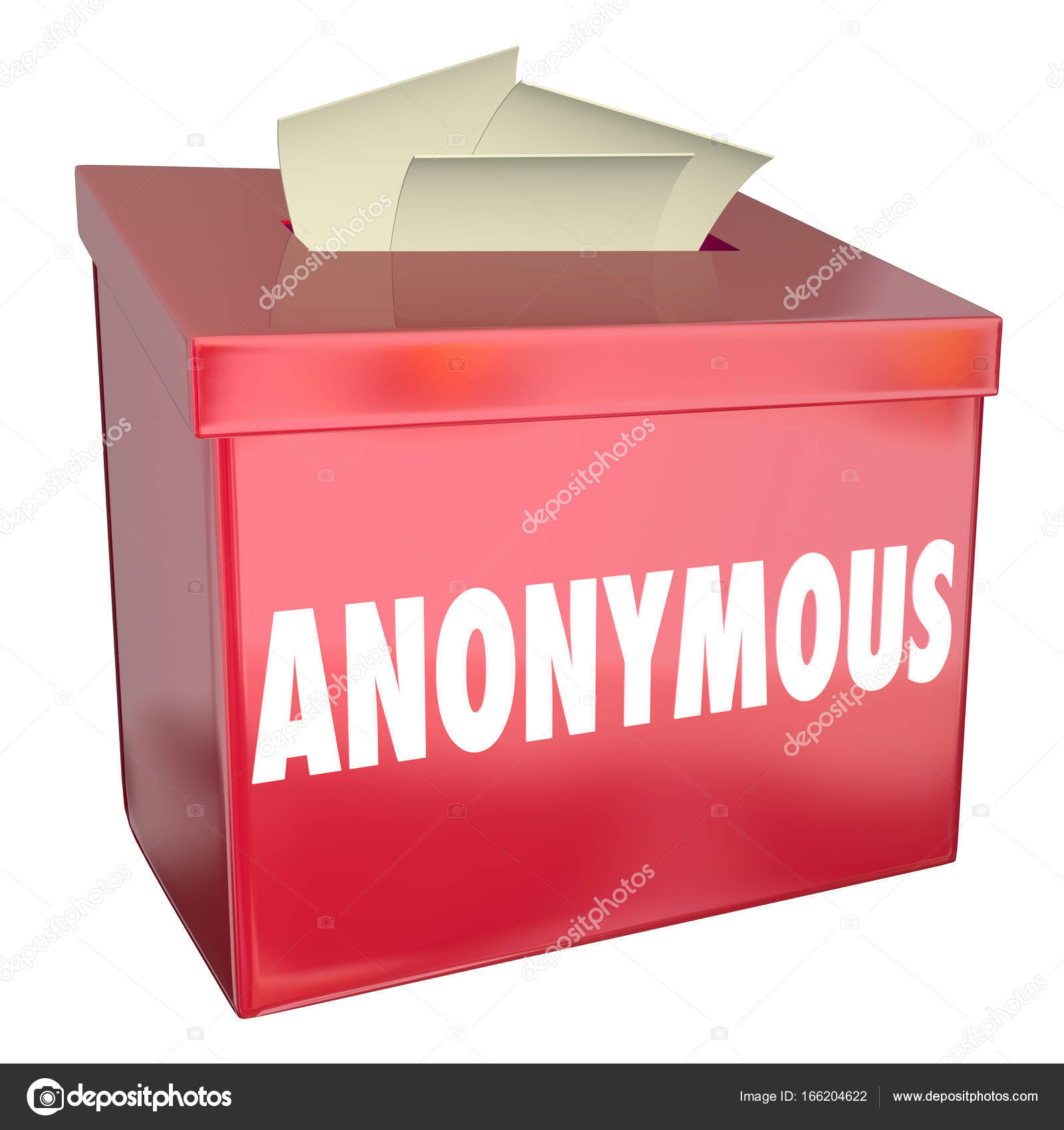 Caixa de comentário de sugestão anônima — Fotografias de Stock