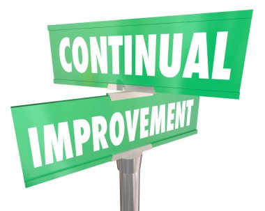 Sürekli iyileştirme yol sokak 