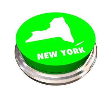 New York Ny durumlu düğme 