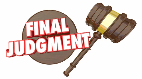 Décision du jugement final Gavel Choice — Photo