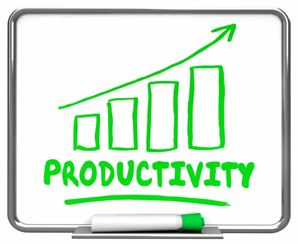 Productivité Efficacité Augmentation Augmentation de l'efficacité — Photo
