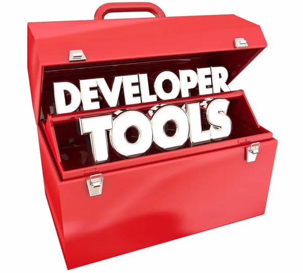 Fejlesztő eszközök eszközkészlet — Stock Fotó