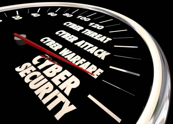 Ameaça de Segurança Cibernética Guerra de Ataque — Fotografia de Stock