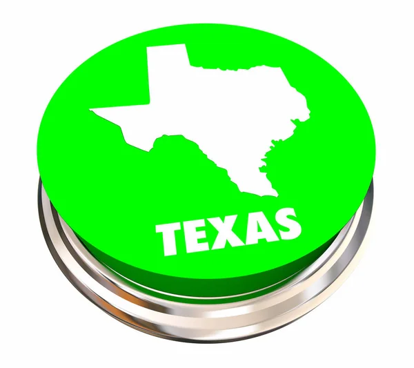 Texas TX Botón del estado Mejor ubicación — Foto de Stock