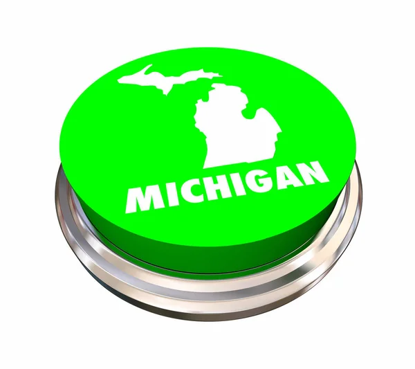 Michigan Mi knopstatussen — Stockfoto