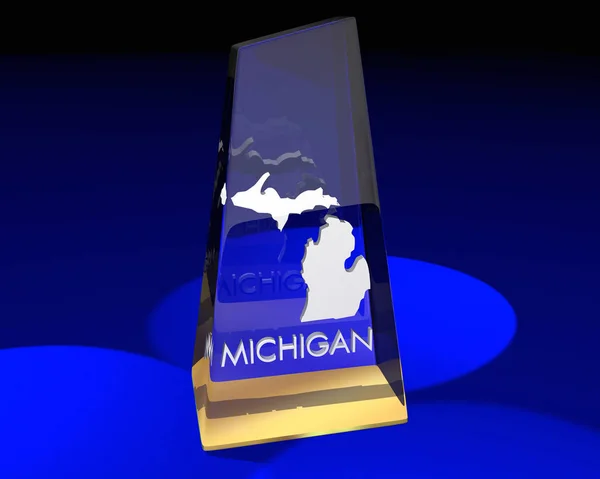 Michigan Mi Nagroda Państwowa najlepszą nagrodą — Zdjęcie stockowe